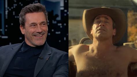 john ham naked|Jon Hamm on Being Naked in Fargo, Getting Married & He Stars。